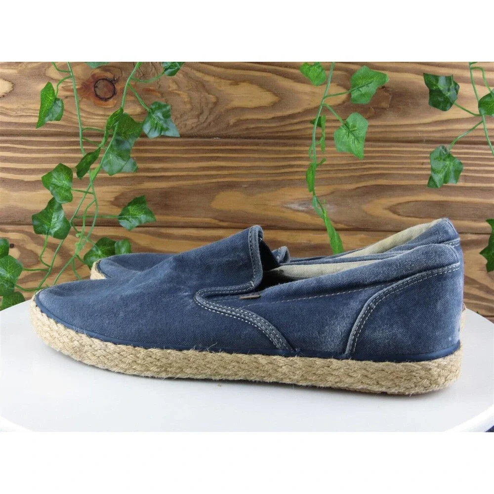 Sperry Top-Sider Sz 8.5 Slip-On Blue Fabric Men Slip On Medium‎ (D, M)